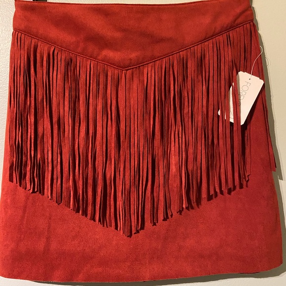 Forever 21 Dresses & Skirts - Forever 21 fringe skirt Forever 21 Dresses & Skirts - Forever 21 fringe skirt